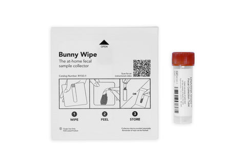 Bunny Wipe Fecal Sample Collector