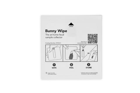 Bunny Wipe Fecal Sample Collector